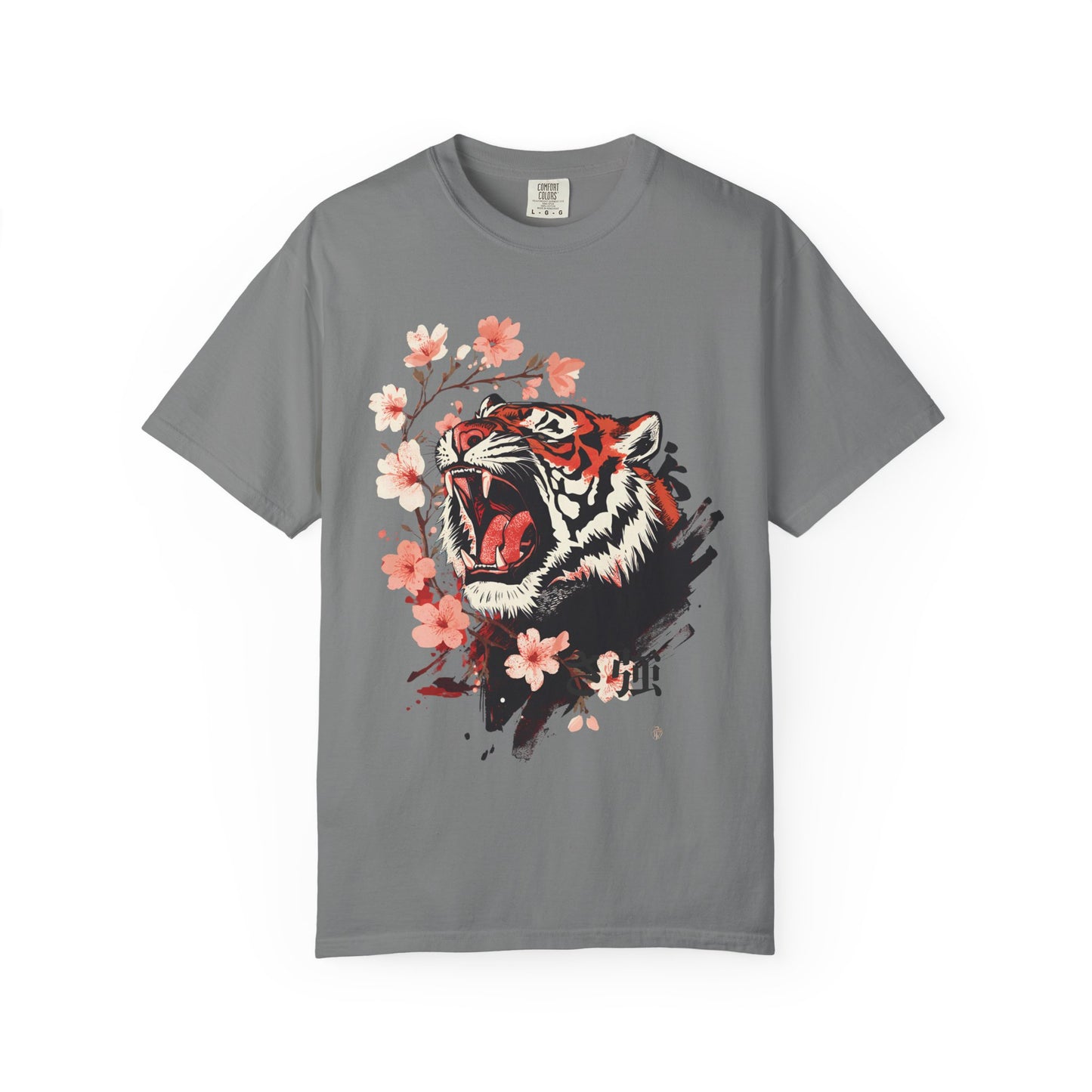 Roaring Tiger & Cherry Blossoms T-Shirt