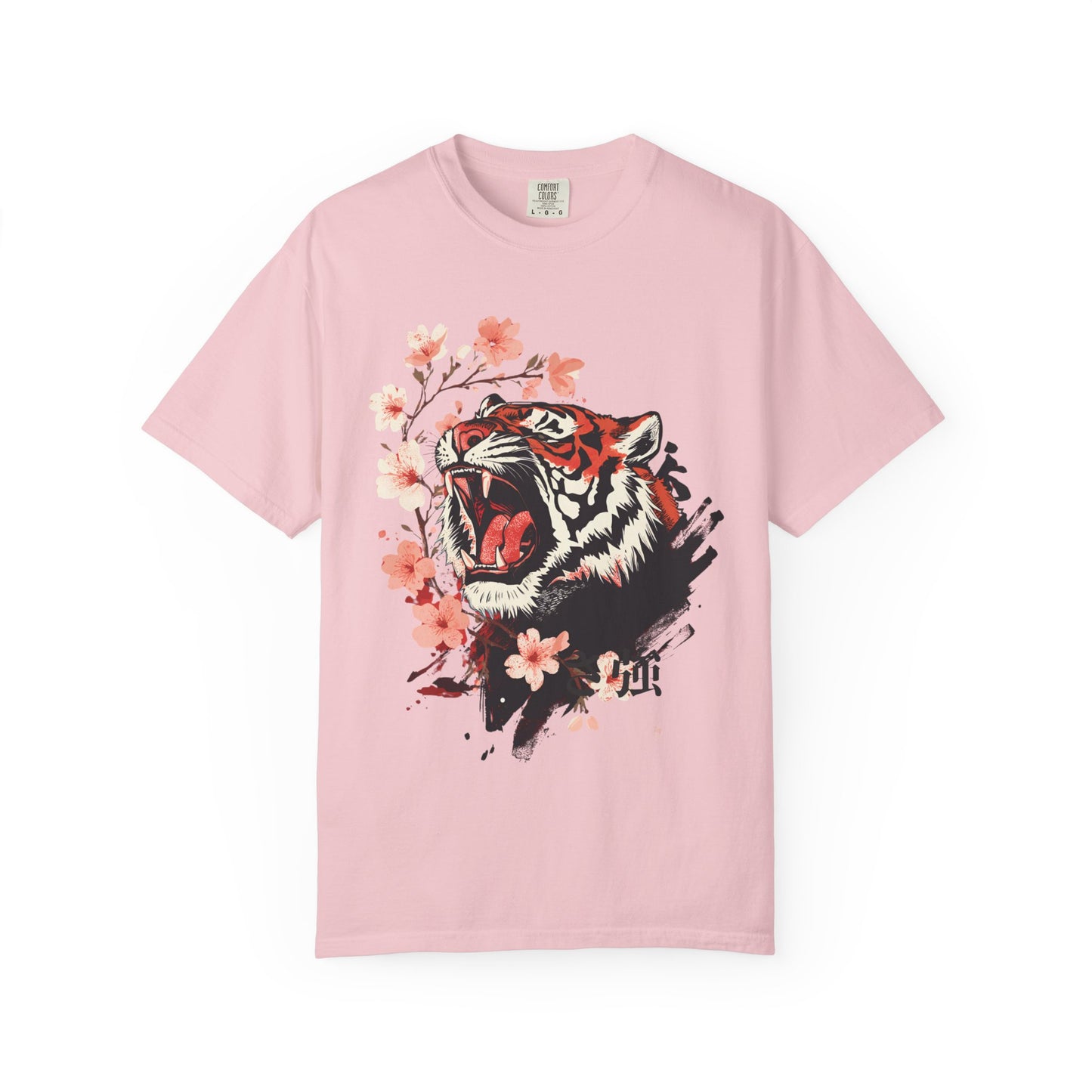 Roaring Tiger & Cherry Blossoms T-Shirt