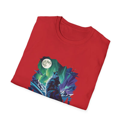 wolf Spirit T-Shirt — Animal Spirit Graphic Tee with Blue-Eyed Cat
