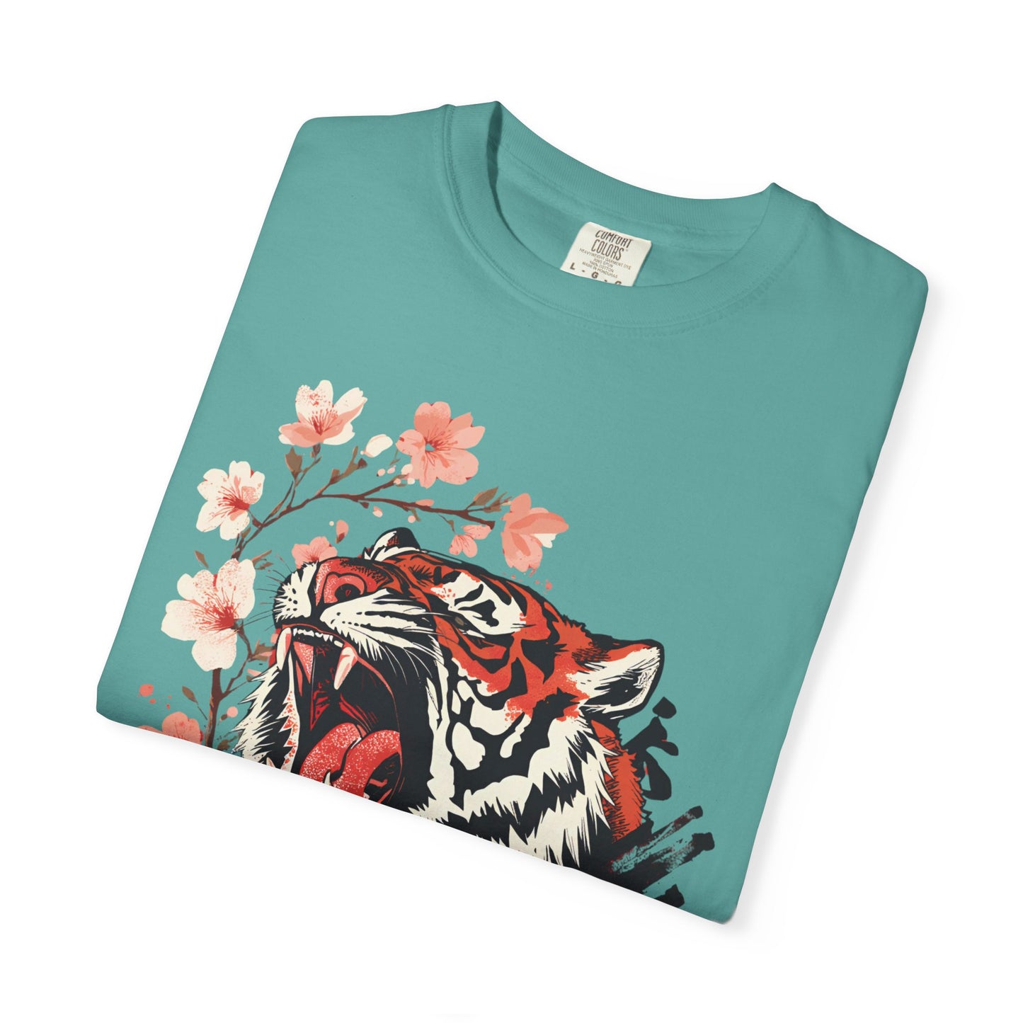Roaring Tiger & Cherry Blossoms T-Shirt