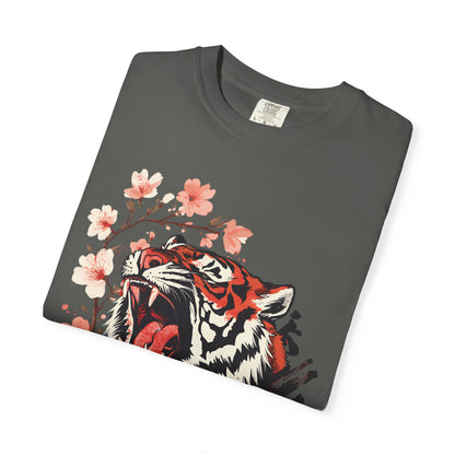 Roaring Tiger & Cherry Blossoms T-Shirt