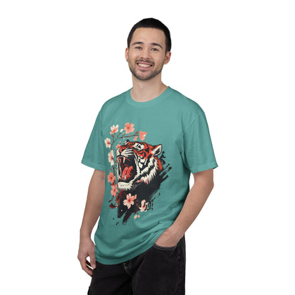 Roaring Tiger & Cherry Blossoms T-Shirt