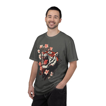 Roaring Tiger & Cherry Blossoms T-Shirt