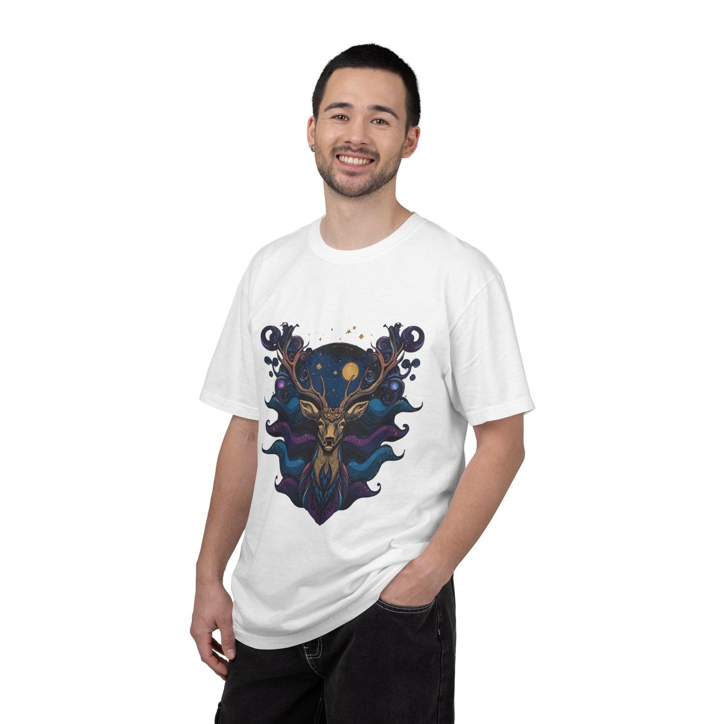 Mystic Stag Nightscape T-Shirt