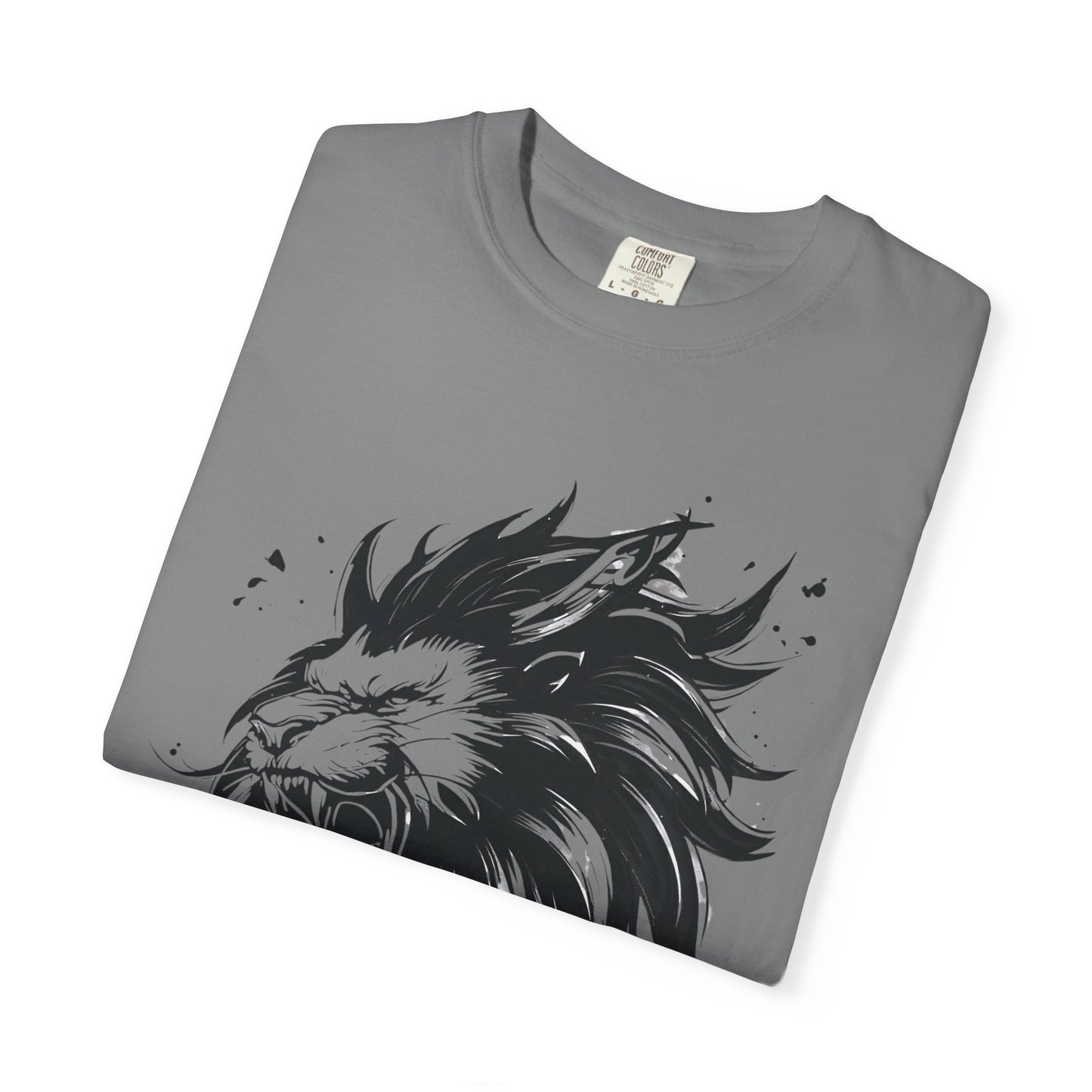 Lion King Graphic T-Shirt — '王者' Bold Asian-Inspired Streetwear