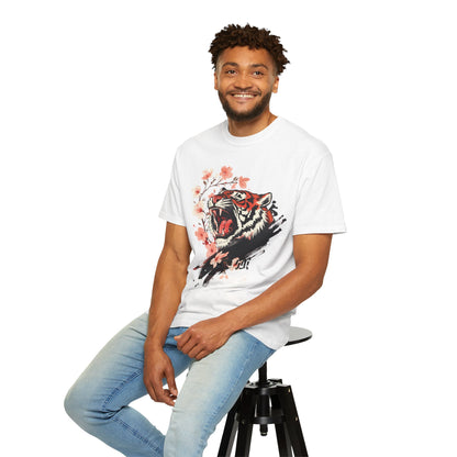 Roaring Tiger & Cherry Blossoms T-Shirt