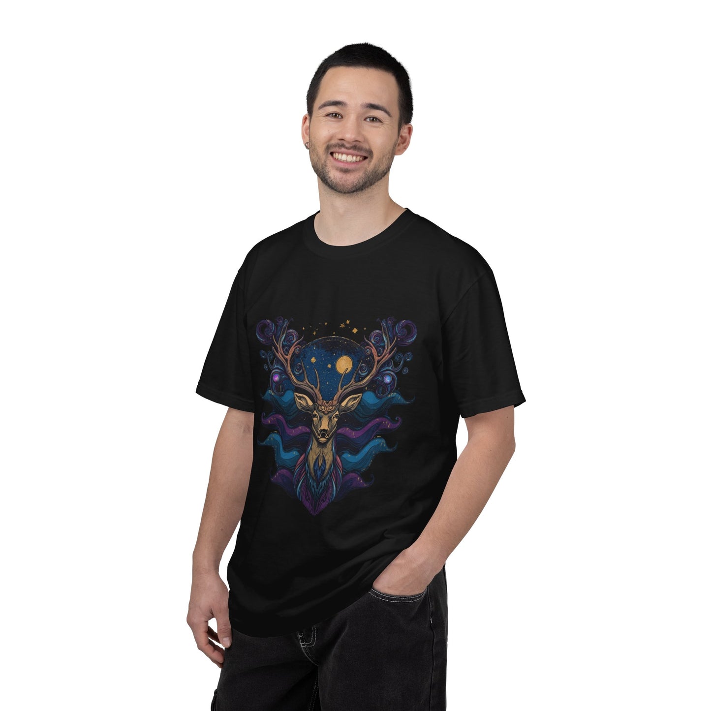 Mystic Stag Nightscape T-Shirt