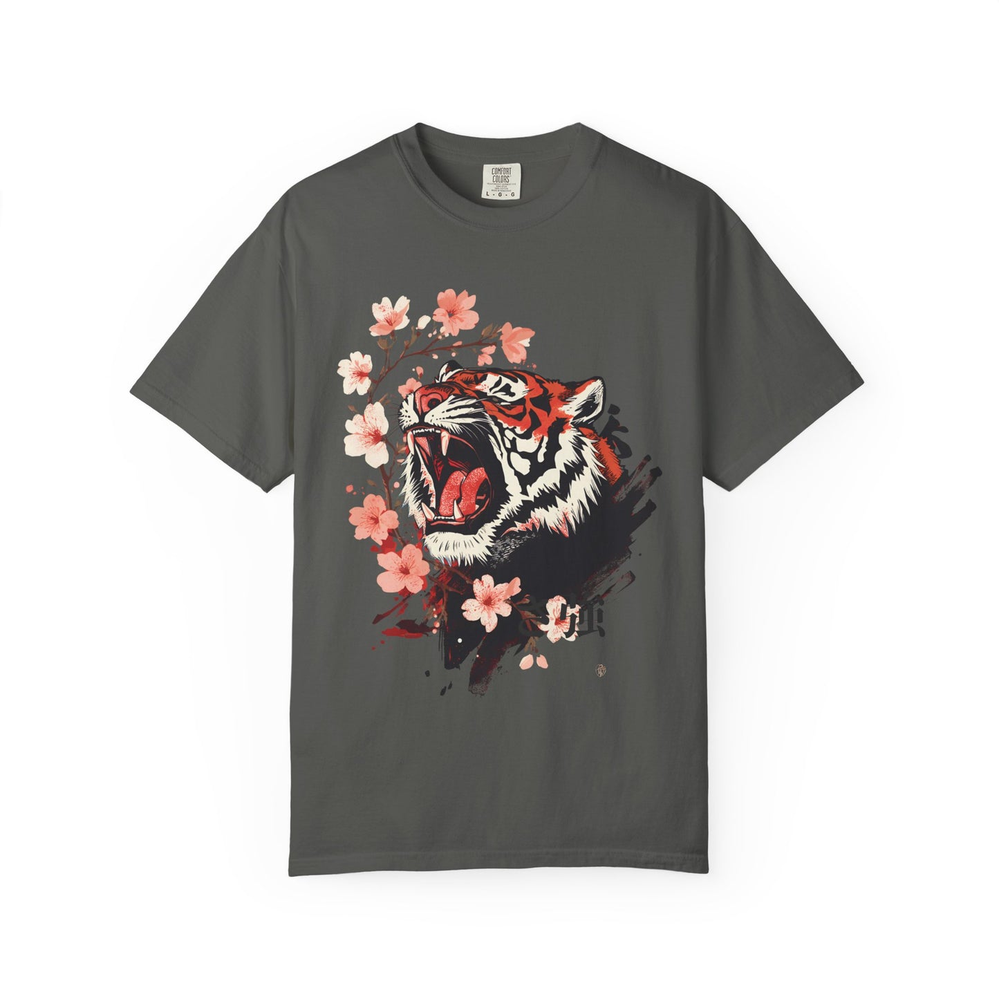 Roaring Tiger & Cherry Blossoms T-Shirt