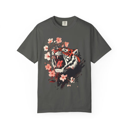 Roaring Tiger & Cherry Blossoms T-Shirt