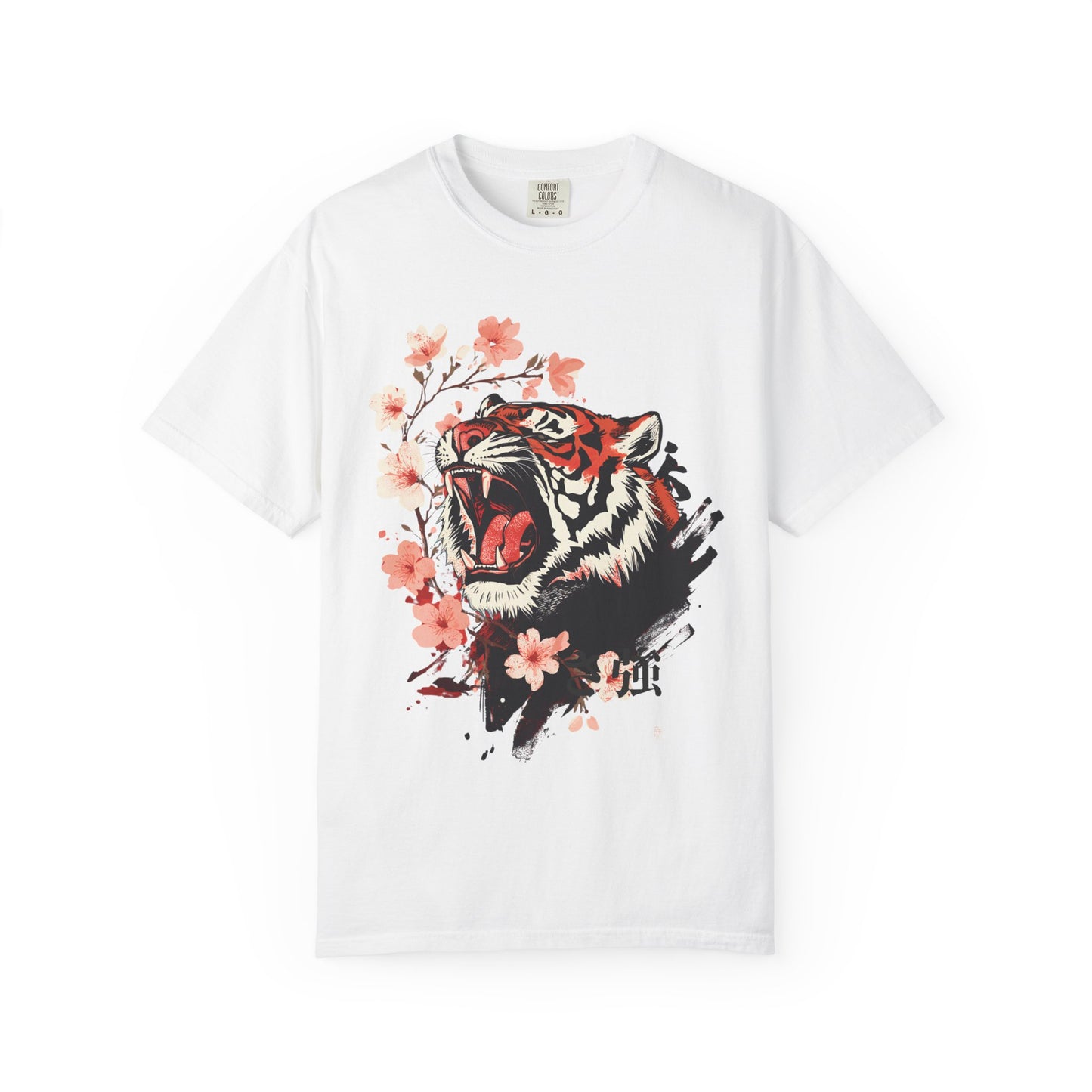 Roaring Tiger & Cherry Blossoms T-Shirt