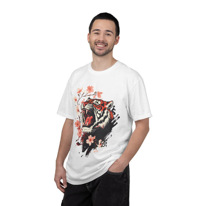 Roaring Tiger & Cherry Blossoms T-Shirt
