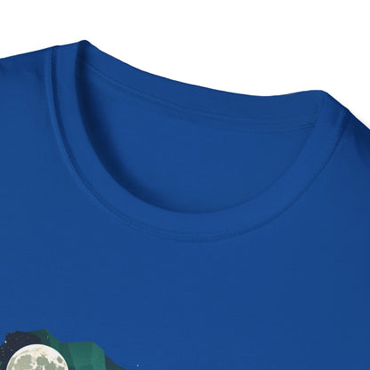 wolf Spirit T-Shirt — Animal Spirit Graphic Tee with Blue-Eyed Cat