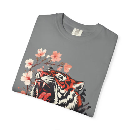 Roaring Tiger & Cherry Blossoms T-Shirt